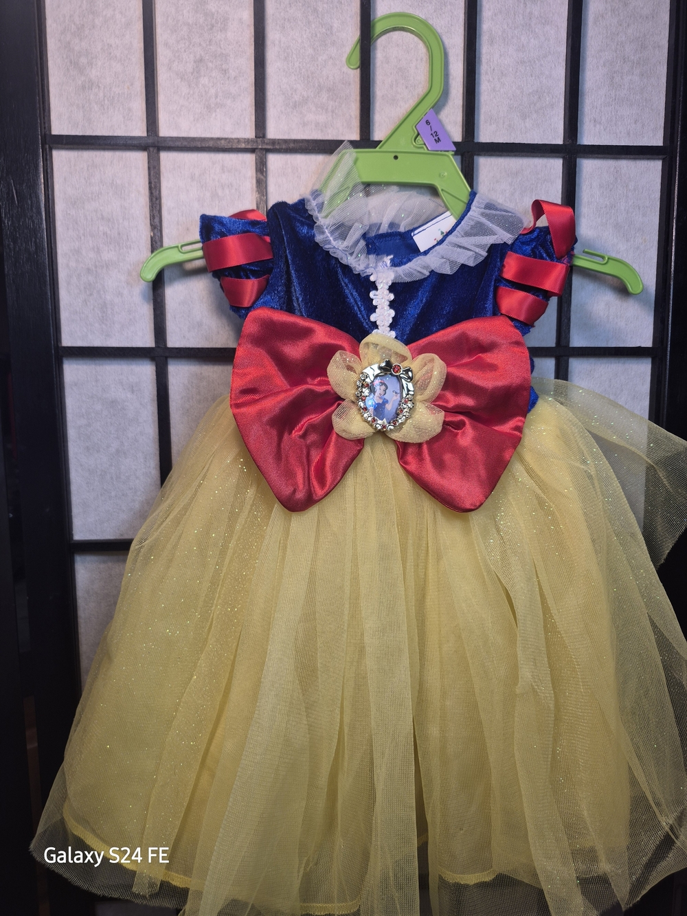 Disney Princess Snow White Costume Dress Size 6M+